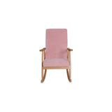 Vivense Trend Sallanan Sandalye, Pembe, Ahşap, Naturel Ayak
