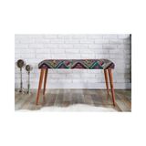 Vivense Tubihome Puf Bench, Desenli - Siyah