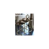 Vivense Tuhimo ZİGON SEHPA, GOLD METAL, BRONZ CAM