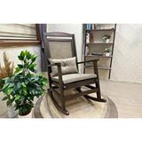 Vivense Veranda Minderli Sallanan Sandalye, Vizon, Ceviz Ayak