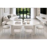 Vivense Veyron Mutfak Masa Takımı, Beyaz, 80X140