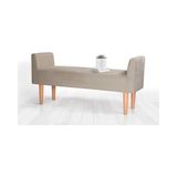 Vivense Vıerre Bench Puf, Kahve - 125 cm x 44 cm - Bej