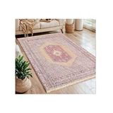 Vivense Vintage Narçiçeği Baskili Dokuma Taban Hali, 298 Yng, 120x180 Cm Çok Renkli