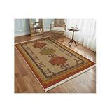 Vivense Warm Antique Dokuma Taban Hali, 520 Yng, 120x180 Cm Çok Renkli