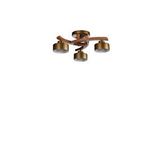 Vivense Weston Üçlü Naturel Metal Başlikli Plofonyer Avize