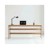 Vivense Woodesk Rustico Ahşap Çalışma Masası, Natural Renk - Genişlik: 180 cm, Derinlik: 50 cm, Yükseklik: 75 cm - Naturel