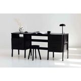 Vivense Woodesk Terra Ahşap Çalışma Masası, Siyah Renk - Genişlik: 180 cm, Derinlik: 60 cm, Yükseklik: 75 cm