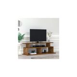 Vivense Woodface Ella Doğal Ahşap Tv Sehpası 120X40 cm Ceviz Renk