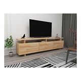 Vivense Woodface Verona Doğal Ahşap Tv Sehpası - Bej