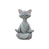 Vivense Yoga Yapan Kedi Biblo, Gri