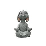 Vivense Yoga Yapan Tavşan Biblo, Gri