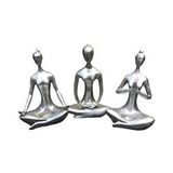 Vivense Yogaci Mumluk Set Silver Gümüş