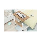 Vivense Yükseklik Ayarlı Laptop Sehpası, Atlantik Çam Beyaz, 70X40 - 70 cm x 40 cm - Kahverengi