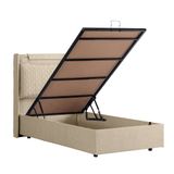 Vivense Zagreb Krem 100X200 Baza Başlık Seti