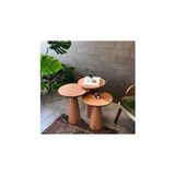 Vivense Zigon Mantar Sehpa Mushroom, Üçlü, Kayın