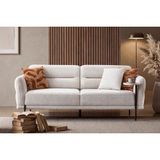 Vivense Zodyak Üçlü Koltuk - Krem - 210 cm x 90 cm x 85 cm