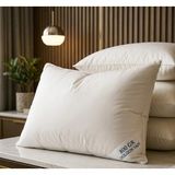 Vivesta Home 1000 gr Silikon Yastık 50x70 Yumuşak Dolgun Antialerjik Yıkanabilir Nefes Alabilen Uyku Yastığı - 50 × 70 cm - Beyaz