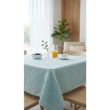 Vivesta Home 170X170 cm Pötikare Kareli Sofra Bezi | Masa Örtüsü, Piknik Örtüsü, Çok Amaçlı Şık ve Dayanıklı Örtü - Turkuaz - 170 x 170 cm