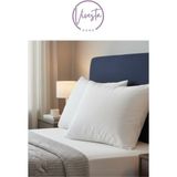 Vivesta Home 2 Adet 50X70 cm Beyaz Fermuarlı Yastık Kılıfı - %100 Pamuklu, Kolay Yıkanabilir - 50×70 CM
