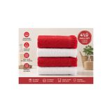 Vivesta Home Pamuklu Mutfak Havlusu 4'lü Set 30x50 cm El ve Kurulama Havlusu Yumuşak Emici Çok Amaçlı