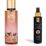Vivid Orgasmo Swinger Vücut Spreyi 250 ml - Vivid Saç Spreyi Çiçeksi Koku Provitamin B5 150 ml