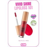 Vivid Shine Lipgloss Nemlendirici Işıltılı Dudak Parlatıcısı - 101 Drop Everything Red - Kırmızı
