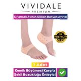 Vividale Özel Üretim Diken Çorabı Tabanlık Silikon Topuk Gömleği Koruyucu Bunyon 1 Adet