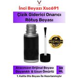 Vividale Profesyonel Otomobil Çizik Taş İzi Giderici İnci Beyazı Xsc691 Uyumlu Kendin Yap Rötüş Boyası 20ml
