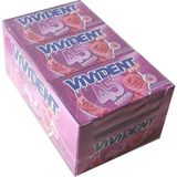 Vivident 45 Dakika Ahududu Aromalı Şekersiz Tatlandırıcılı Şerit Sakız 26 GR * 18 Adet - 7 gr