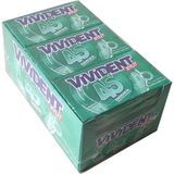 Vivident 45 Dakika Yeşil Nane Aromalı Şekersiz Tatlandırıcılı Şerit Sakız 26 GR * 18 Adet - 7 gr