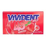 Vivident 45 dk 26 gr Cüzdan Çilek Aromalı Sakız (2 adet)