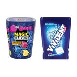 Vivident Cube Sakız Nane 86 gr + Big Babol Magıc Cubes Sakız Karışık Meyve 86 gr - 172 gr