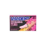 Vivident CÜZDAN STORMİNG TRI AHUDUDU VE LİMONATA AROMALI SAKIZ 33 GR *3'LÜ
