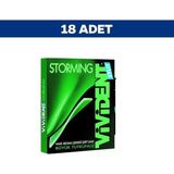 Vivident Storming Nane Aromalı Şekersiz Tatlandırıcılı Şerit Sakız 33 GR * 18 Adet