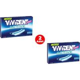 Vivident Xylit Active Mikro Kristaller Nane Aromalı Şekersiz-Tatlandırıcılı Şerit Sakız 33G (2 Adet) - 33 gr
