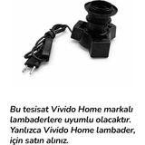 Vivido Home Lambader Elektrik Tesisatı - Siyah