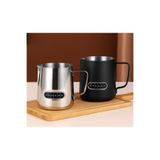 Vivien Home Dereceli Paslanmaz Çelik Pitcher 500 ml Kahve Süt Köpürtme Potu