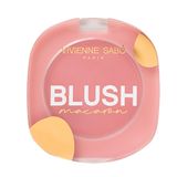 Vivienne Sabo Macaron Matte Blush 02 Cool Pink Silky Texture Natural Matte Finish Allık