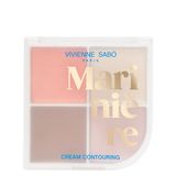 Vivienne Sabo Mariniere Contouring Palette 02 Powder Formula for Defined Contours & Matte Finish Krem Yüz Paleti