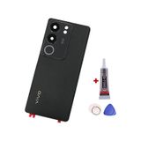 Vivo V29 Siyah Arka Kapak Batarya Kapağı Pil Kapağı Yapışkan Ve Sökme Aparatıyla Beraber Full Set Siyah