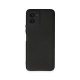 Vivo Y15s Kılıf Yumuşak Dokulu Silikon - Siyah