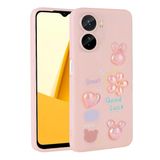 Vivo Y16 Kılıf Kabartma Figürlü Parlak Toys Oyuncak Silikon Kılıf