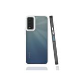Vivo Y20 ile Uyumlu Mat Yüzeyli Kamera Korumalı Silikon Kılıf, Siyah