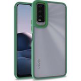 Vivo Y20 Kılıf Btbm Flora Kapak-Yeşil
