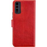 Vivo Y20 Kılıf Cüzdanlı Kapaklı Kılıf - Kırmızı