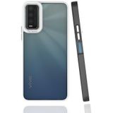 Vivo Y20 Kılıf Mat Yüzeyli Kamera Korumalı Renkli Silikon Kapak Mima