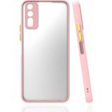Vivo Y20 Kılıf Mbtm Hux Kapak-Pembe