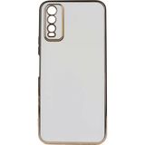 Vivo Y20 Kılıf Mnc Bark Kapak-Beyaz
