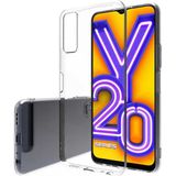 Vivo Y20 Kılıf Mnc Süper Silikon Kapak-Renksiz