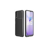 Vivo Y20 Kılıf Negro Karbon Görünümlü Silikon Kapak 2221